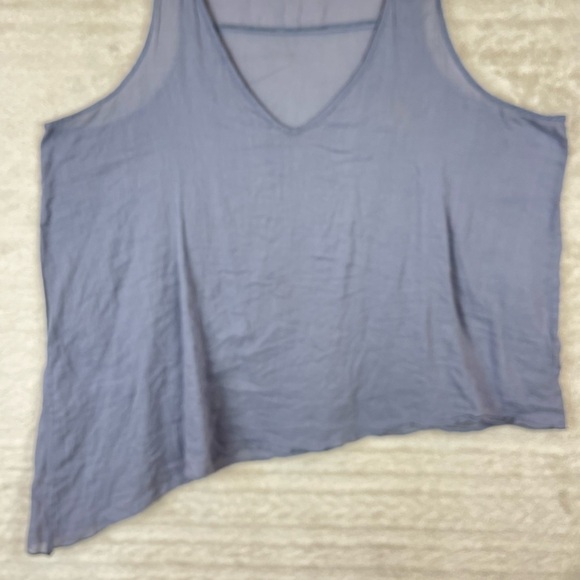 JOE BROWNS Assymetrical Bluish-Gray Tank Top Size 20 - Picture 3 of 15